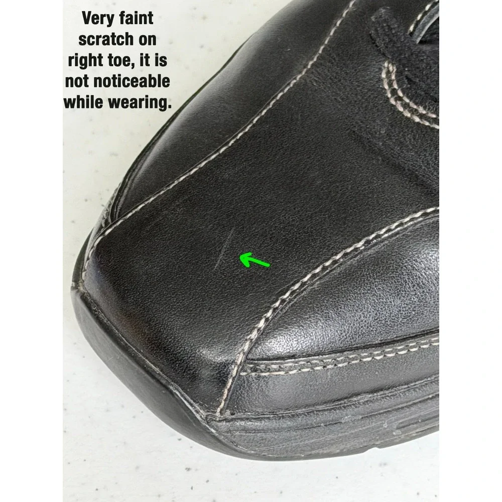 Rockport Signature Series Black Leather Oxfords Men's Size 9W Shoes Comfort